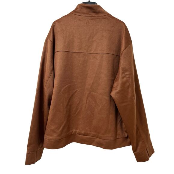 Peter Millar Mens Westport Wool Cashmere Bomber Jacket Size XXL Brown Luxury NWT - Picture 5 of 14